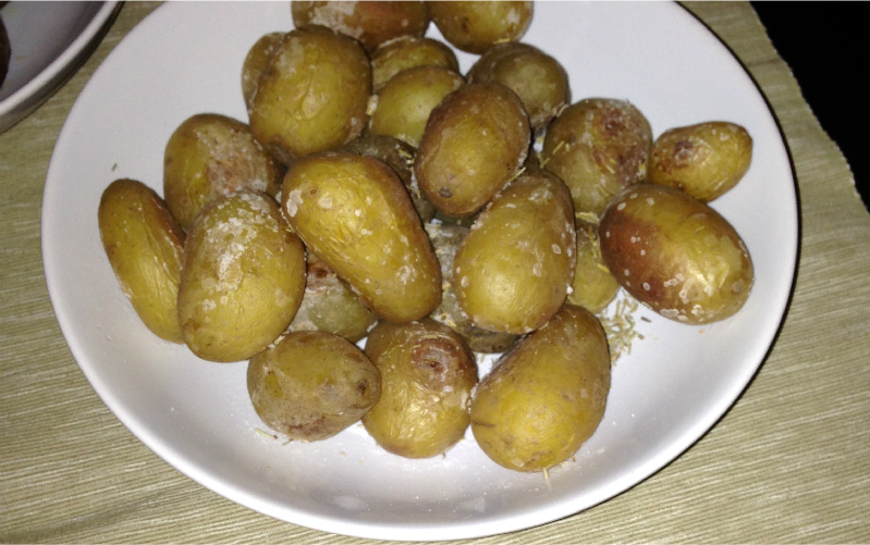 Kanarische Kartoffeln Papas arrugadas con mojo Rezept Vegan